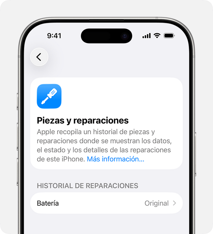Piezas originales